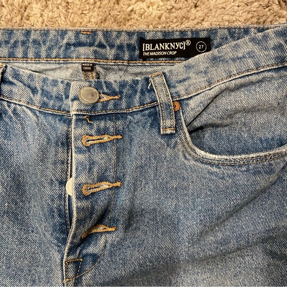 Blank NYC High-Rise Madison Crop Jeans 4 / 27 - Picture 3 of 6